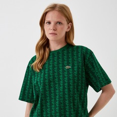 Женская хлопковая футболка Lacoste