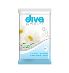 Салфетки влажные Diva для интимной гигиены 20 шт