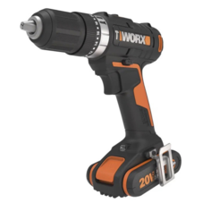 Дрель-шуруповерт ударная аккумуляторная WORX WX370, 50Нм, 20В, 2Ач x1, ЗУ 2А, кейс