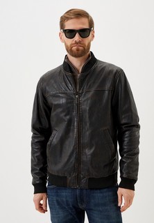 Куртка кожаная утепленная Urban Fashion for Men