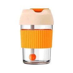 Стакан-непроливайка Kiss Kiss Fish Rainbow Bobo Cup 365ml Orange G-U36W-220