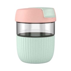 Стакан-непроливайка Kiss Kiss Fish Rainbow Cup 360ml Pink-Mint RBG30-U