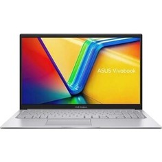 Ноутбук Asus VivoBook X1504VA-NJ435 15.6 FHD Core i7-1355U, 16Гб, SSD 512Гб, Iris X, DOS, серебристый, 1.7 кг 90NB10J2-M00LR0