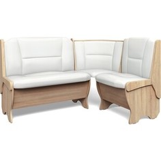 Скамья Угловая Бител Орхидея Однотон (Дуб Сонома, Б.Милк) (BTL10000790)