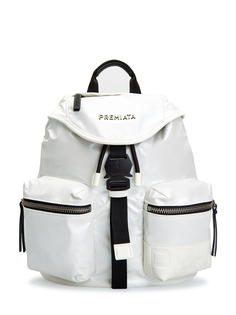 Функциональный рюкзак Lyn с кожаной отделкой и съемным ремнем Premiata