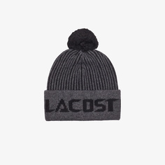 Шапка Lacoste с помпоном