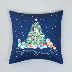 Наволочка декоративная Christmas cats-1 Cozy Home