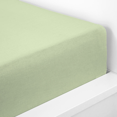 Простыня на резинке Light olive Cozy Home