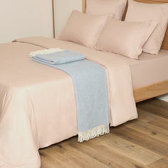 Плед Plaid di lana, голубой Cozy Home