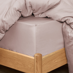 Простыня на резинке Tea pink Cozy Home