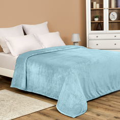 Плед Supersoft, голубой Cozy Home