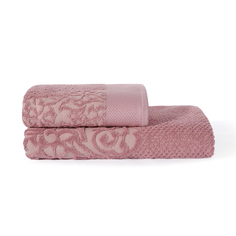 Полотенце махровое Glissandra, розовое Cozy Home