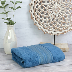 Полотенце махровое Cozy Bamboo, синее
