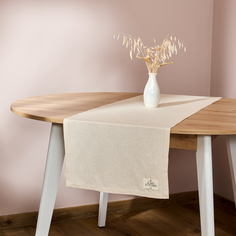 Скатерть-дорожка ECO, бежевая Cozy Home