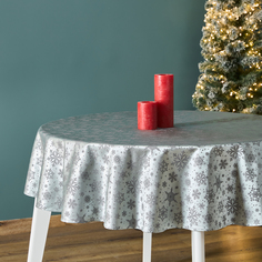 Скатерть Cristallo di neve круглая Cozy Home