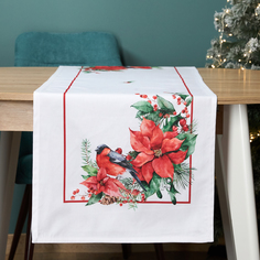 Скатерть-дорожка Bullfinches I Cozy Home
