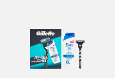 Подарочный набор Бритва и Шампунь Gillette