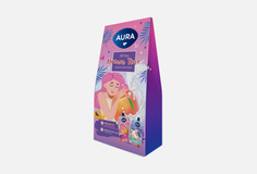 Подарочный набор Скраб для тела + Лосьон для рук и тела Aura