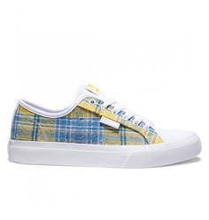 Скейтовые Кеды DC SHOES Manual White/Plaid