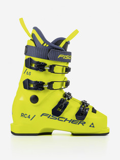 Ботинки горнолыжные детские Fischer RC4 65 JR, Желтый
