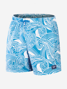 Шорты плавательные мужские Speedo Printed Leisure, Синий