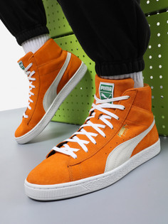 Кеды мужские PUMA Suede Mid XXI, Оранжевый