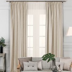 Шторы Estia Брижит молочный 275х290 см 2 предмета