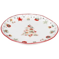 Тарелка десертная Myatashop Christmas Gift 21 см