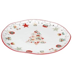 Тарелка обеденная Myatashop Christmas Gift 26 см