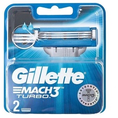 Сменные кассеты для станка Gillette Mach3 turbo 2 шт.