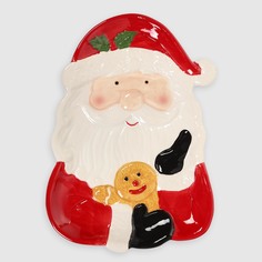 Тарелка Mercury Tableware Santa claus 21x28 см