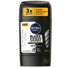 Антиперспирант мужской стик Nivea Черное и белое 50 мл