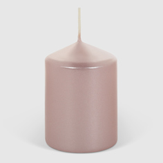 Свеча Mercury deco glossy розовое золото 5х7 см