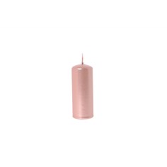 Свеча Mercury deco metallic розовое золото 4х10 см