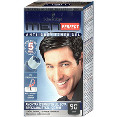 Тонирующий гель Schwarzkopf Men Perfect 90 черный