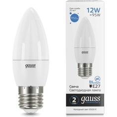 Лампа Gauss Elementary Свеча 12W 950lm 6500 K E27 LED