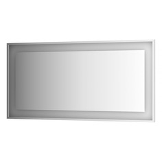 Зеркало Evoform в багетной раме со встроенным LED-светильником 35,5 W 150x75 см