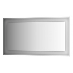 Зеркало Evoform в багетной раме со встроенным LED-светильником 33,5 W 140x75 см