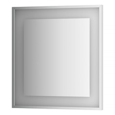 Зеркало Evoform в багетной раме со встроенным LED-светильником 20 W 70x75 см