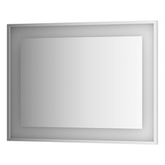 Зеркало Evoform в багетной раме со встроенным LED-светильником 25,5 W 100x75 см