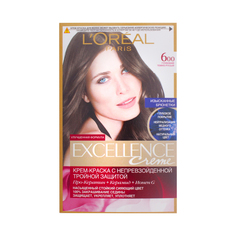 Краска для волос L’Oreal Excellence Creme 6 Темно-русый Loreal