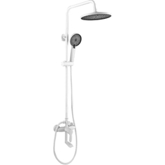 Система душевая Gota rocio 3-х функциональная со смесителем белый 690273-GOTA