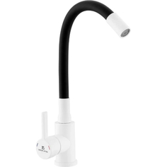 Смеситель для кухни Gota rocio Black&White с гибким оранжевым черным изливом DW7105-Z13 016093-GOTA