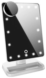 Косметическое зеркало с Bluetooth колонкой, 30х11х18 см, VenusShape VS-BTMIR-01