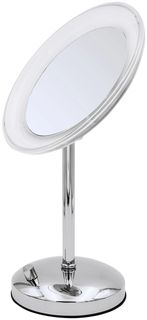 Зеркало косметич. настольное Tiana 5х-увелич. LED USB хром Ridder