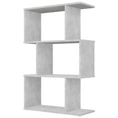 Стеллаж Polini Home Smart фигурный 3 секции, бетон