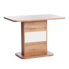 Стол обеденный TetChair SMART ЛДСП, 105-140х68,6х75 см, Дуб вотан/Белый
