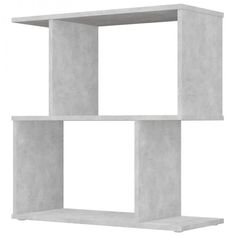 Стеллаж Polini Home Smart фигурный 2 секции, бетон