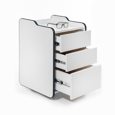 Тумба для игрового компьютерного стола VMMGAME CASE 40 WHITE BLACK
