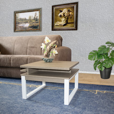Журнальный стол Лофт АКАМАКС NS Loft маленький кофейный столик 60х60х43cм No Brand